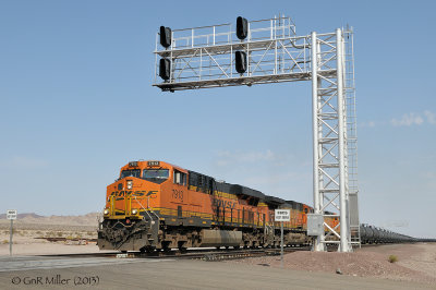 BNSF Needles Subdivision West Siberia, CA
