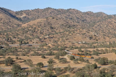 BNSF Mojave Sunbdivision Walong, CA