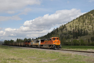 Eastbound Empty Coal Train Ravalli, MT