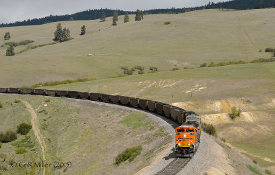 Eastbound Empty Coal Train Nagos, MT