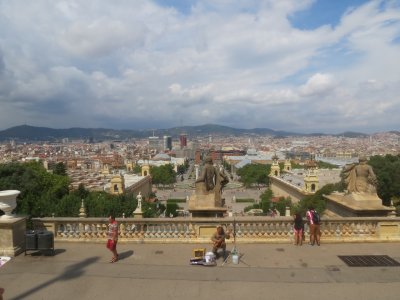 view from Montjuic