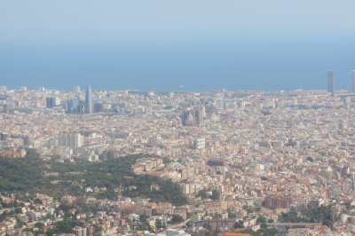 View of City including Sagrada Familia