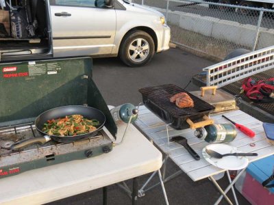 Now that's a track dinner :)