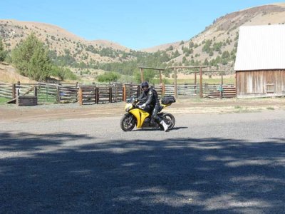 GB rides off