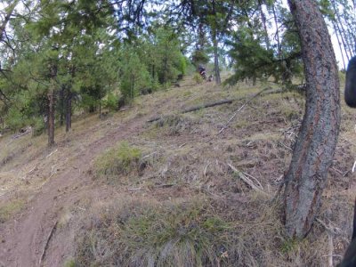Up the hill