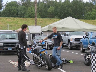 In the pits