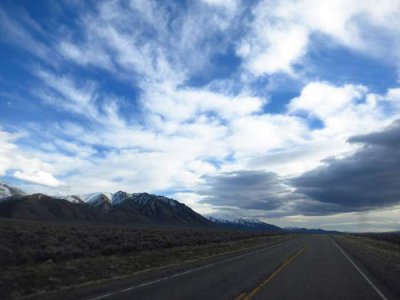 Cool sky to drive to