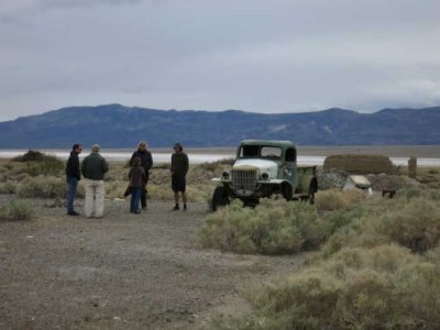 Looking out from the trading post