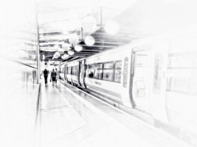 Arriving at Victoria Station, London