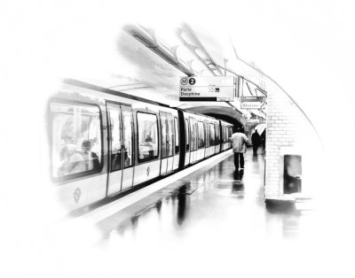 Metro Scene, Paris