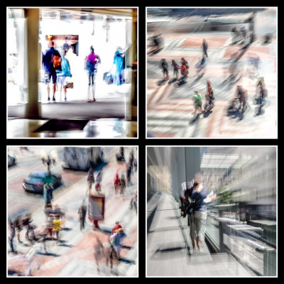 Studies of Pedestrian Traffic Modes