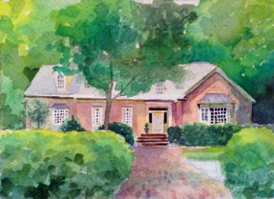 Watercolor House Portraits