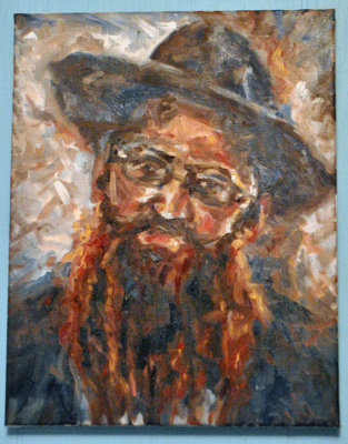 Rabbi (Dabs of Color Style)