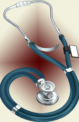 stethoscope (created with Adobe Illustrator)