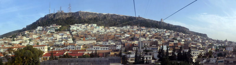 Panoramic view of Plateau Lalla Setti taken from the tlphrique