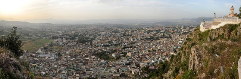 Late afternoon panorama of Tlemcen from Plateau Lalla Setti