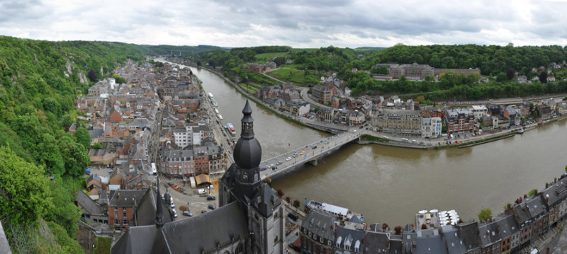 Panoramic view from the Citadel of Dinant