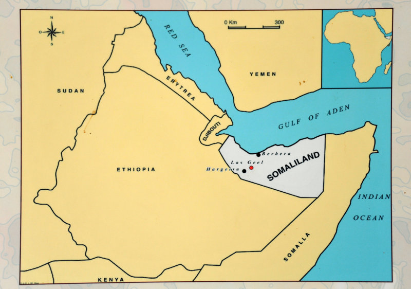 The Republic of Somaliland, a break away region of Somalia in the Horn of Africa