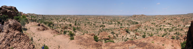 Panoramic view of Laas Geel, Somaliland