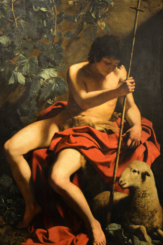 Caravaggio - John in the Wilderness, Toledo Cathedral