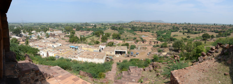 View of Aihole from Meguti Hill