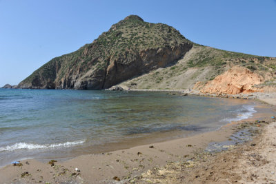 The central part of Madagh IIs beach is sandy