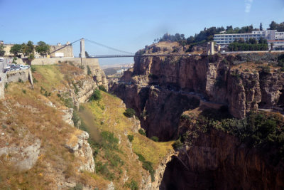 Crossing Oued Rhumel in the Cable Car gives a nice view of the gorge, the natural bridge and the Pont Sidi MCid