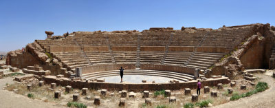 Panoramic view of the Theatre of Timgad