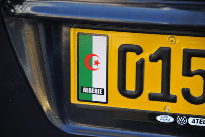 Algerian License Plate