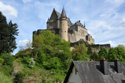 Vianden Castle dates from the 10th C.