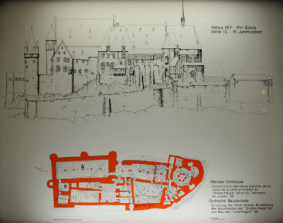 Vianden Castle - Gothic Period, mid 13th-15th C.