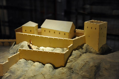 Early model of Vianden Castle