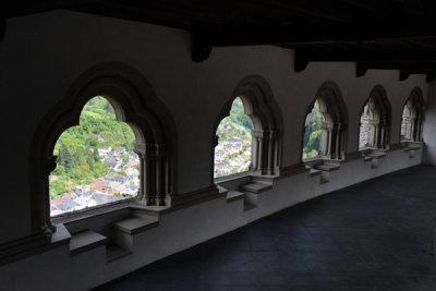 Salle Byzantine, the gallery between the Upper Chapel and the Nassau Residence, Vianden Castle