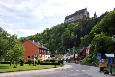 Street level on the north end of Vianden