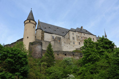 Beneath the castle, Vianden
