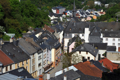 Grand Rue through the town center, Vianden