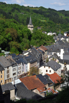 Town of Vianden with the Bell Tower