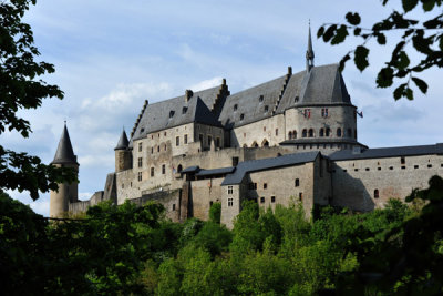 Vianden Castle from Rue de Diekirch