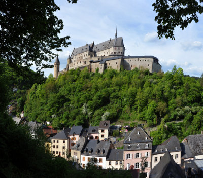 Vianden Castle Panorama