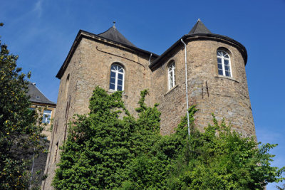 Three Towers - 12th C. square tower of Luxembourgs medieval fortifications