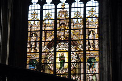 Stained glass - Sint-Salvatorskathedraal 