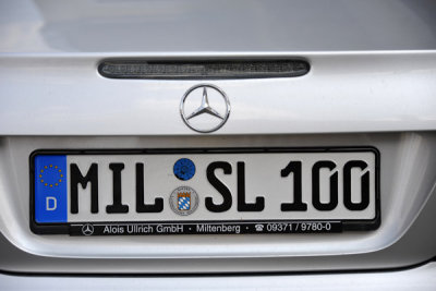 German license plate - Kreis Miltenberg