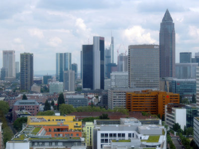 View of Frankfurt from the Radisson Blu