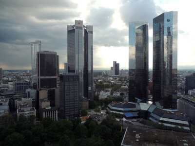 Trianon and Deutsche Bank Towers from Main Tower