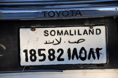 Despite the license plates, no country has recognized Somaliland's defacto independence