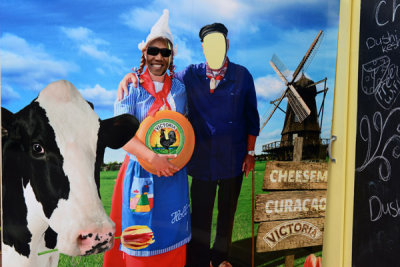 Quaint Dutch images in the tropical Caribbean