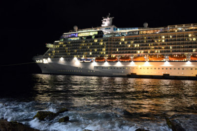 Fast Forward...Celebrity Silhouette ready to depart Curaao after a mere 9 hours in port