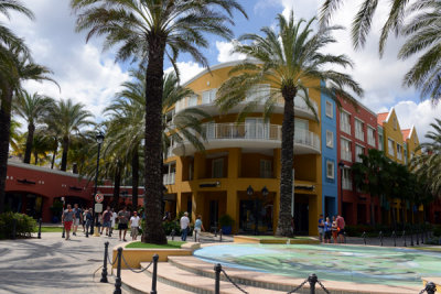 Plaza between Fort Rif and the Renaissance Hotel