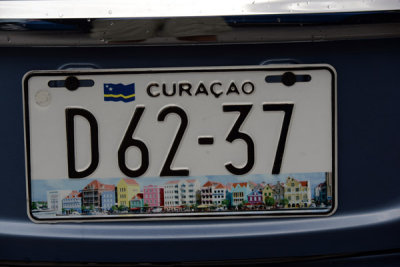 Current Curaçao license plate