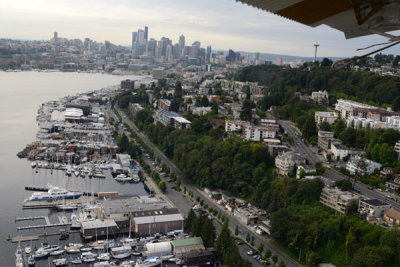 Success - seaplane departure from Lake Union, Seattle